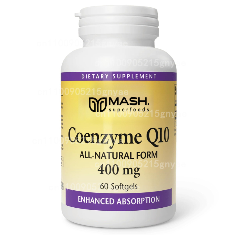 Health Wellness Food - 120 Capsule di Coenzima Q10, Fornisce