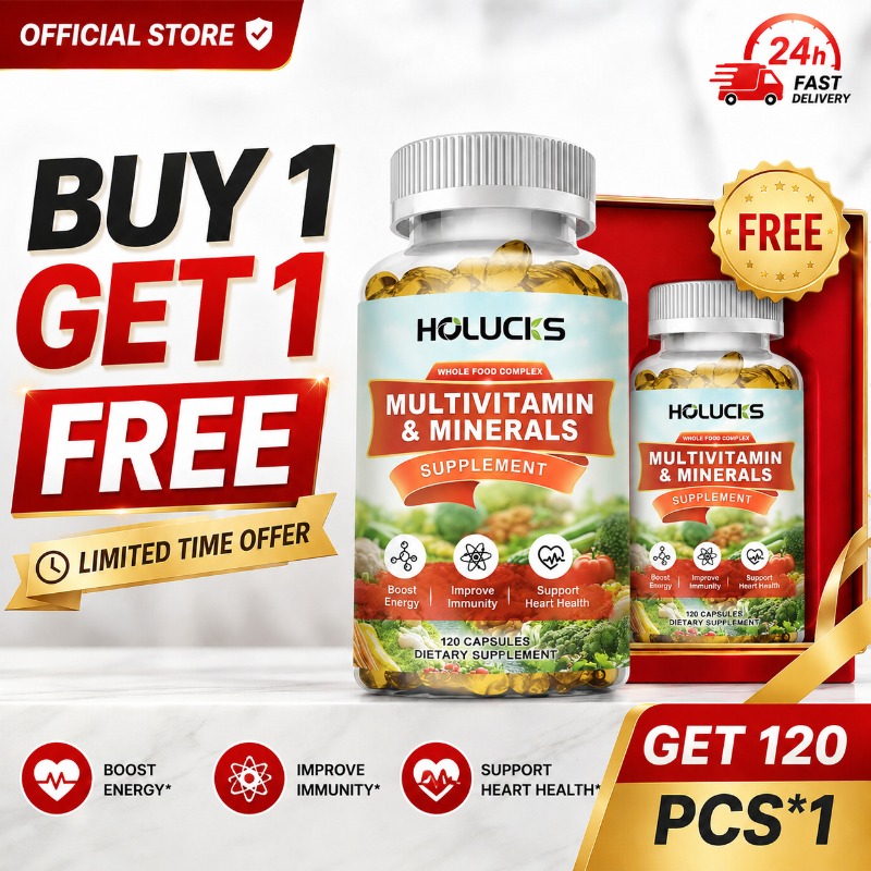 Health Wellness Food - Capsule multivitaminiche e minerali BOGO Free,