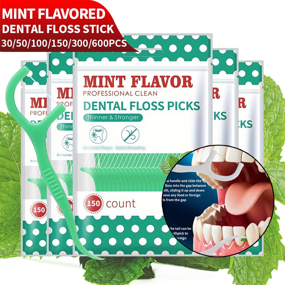 Health Wellness Solutions - Stick di filo interdentale alla menta