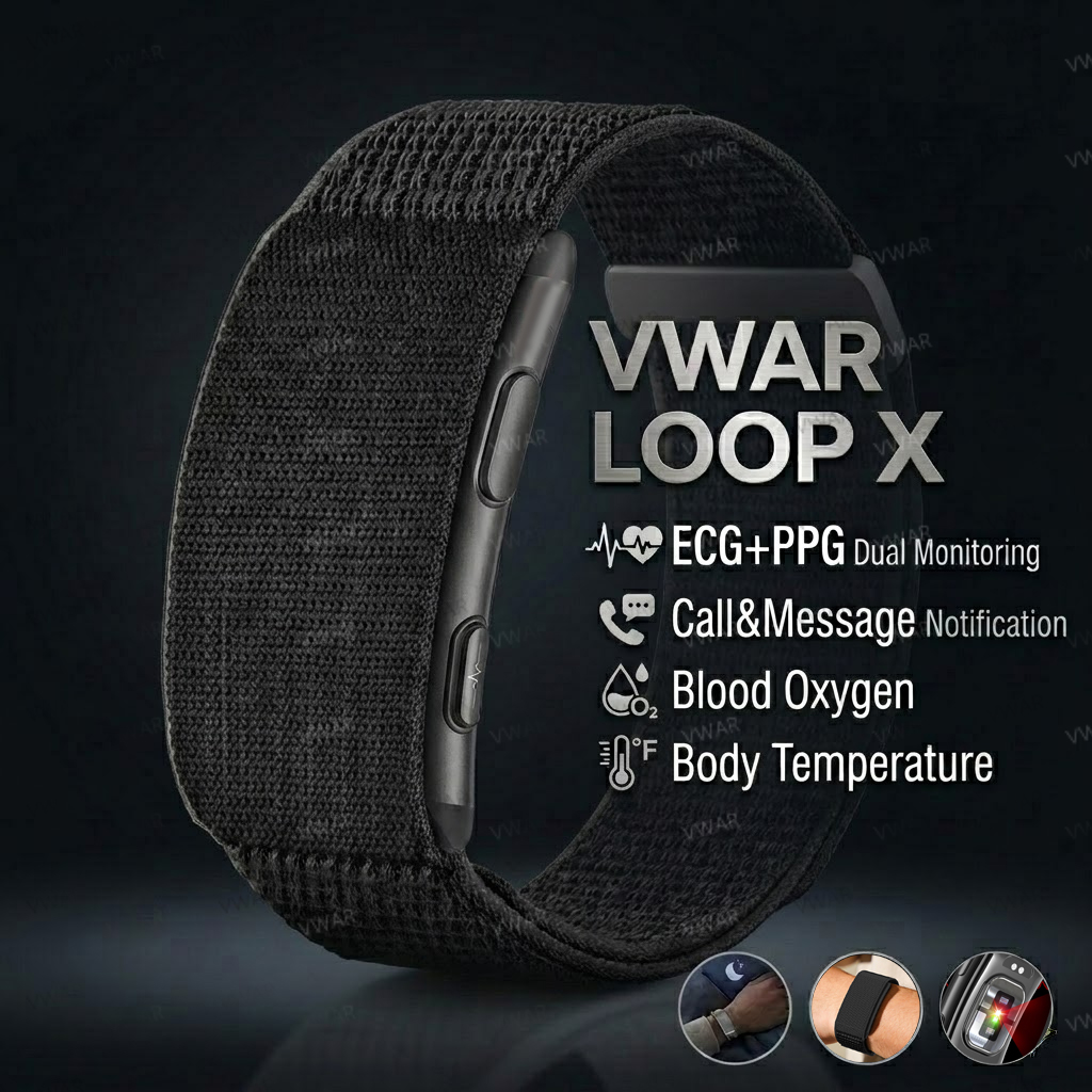 Xbody Health & Wellness - VWAR LOOP X ECG Smart Bracelet