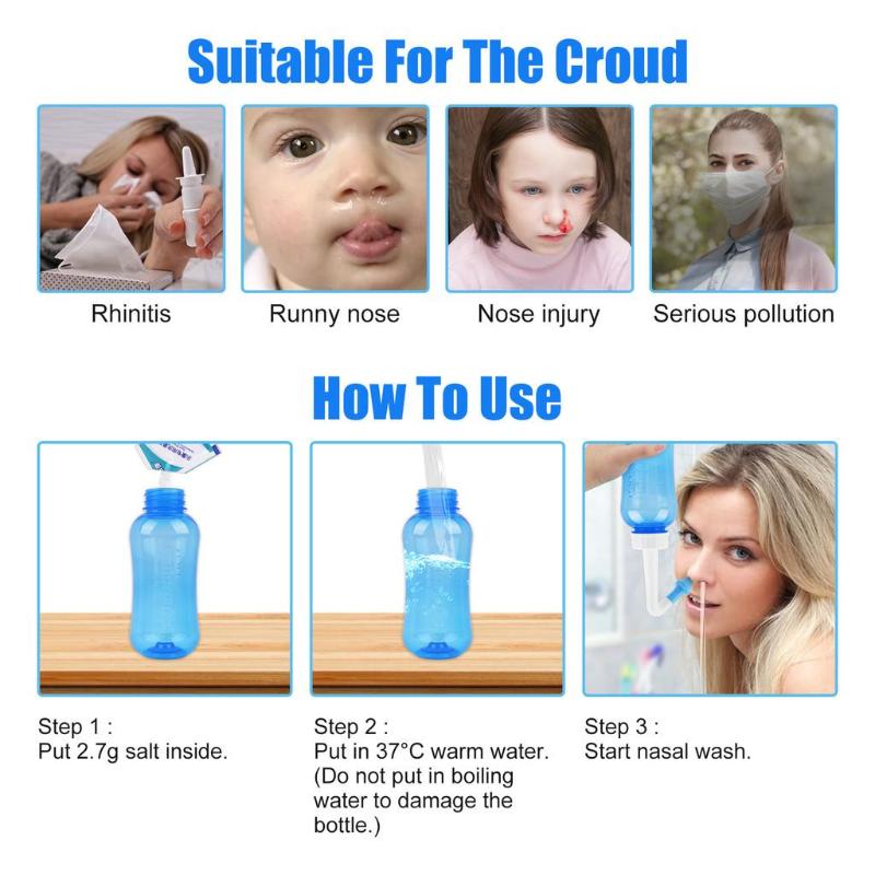 【WA】Irrigatore Nasale, Bottigl - Neti Pot Nasal Rinse recensione e prezzo