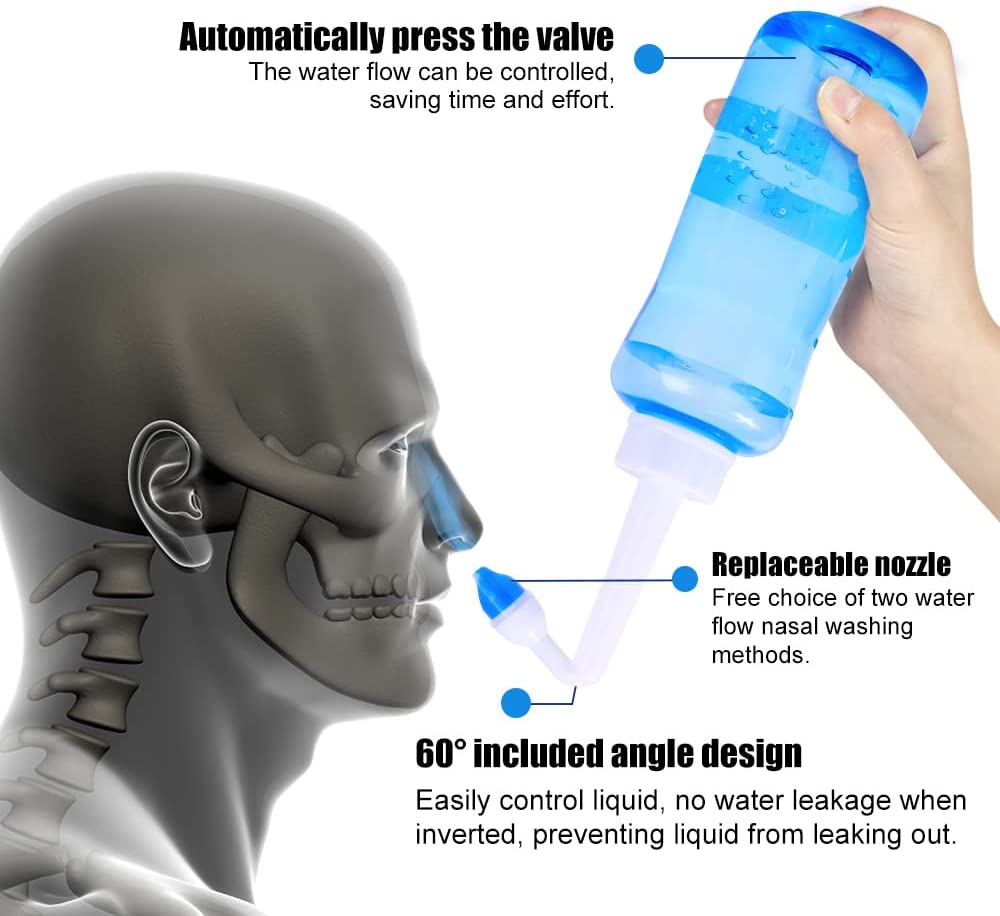 300ML Naso Lavaggio Cleaner Ir - Neti Pot Nasal Rinse recensione e prezzo