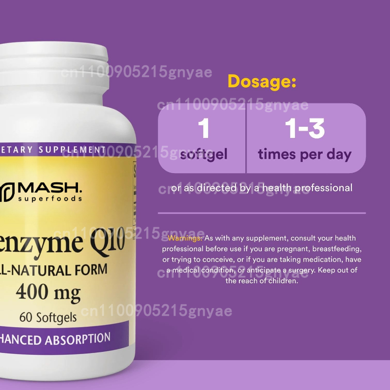 120 Capsule di Coenzima Q10, F - Health Wellness Food recensione e prezzo