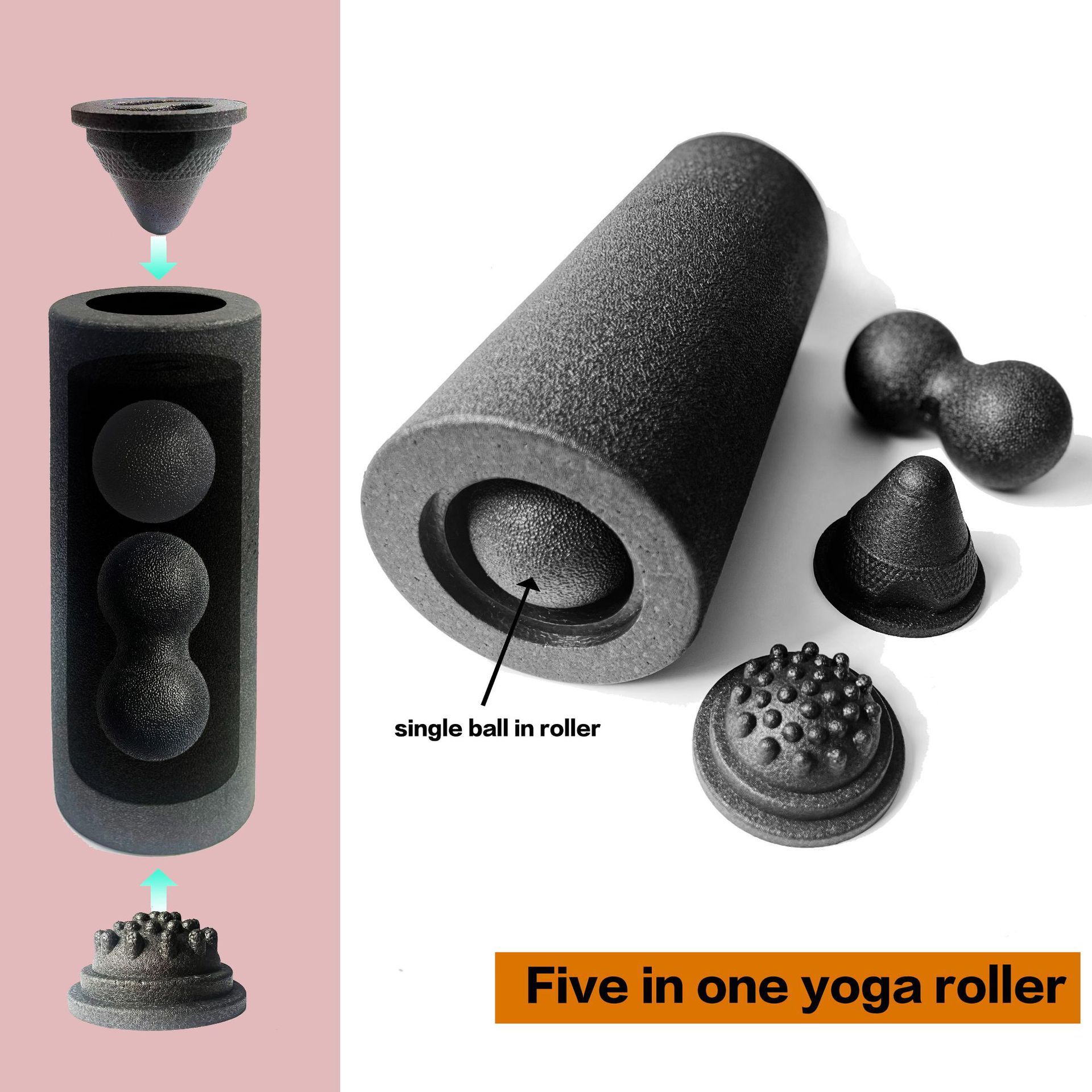 Set 5-in-1 per il recupero mus - Vibrating Foam Roller recensione e prezzo