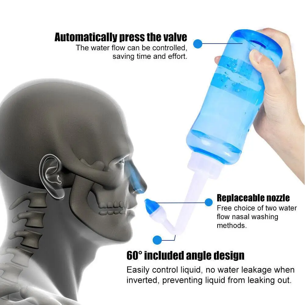 300ml Naso Lavaggio Cleaner Ir - Neti Pot Nasal Rinse recensione e prezzo